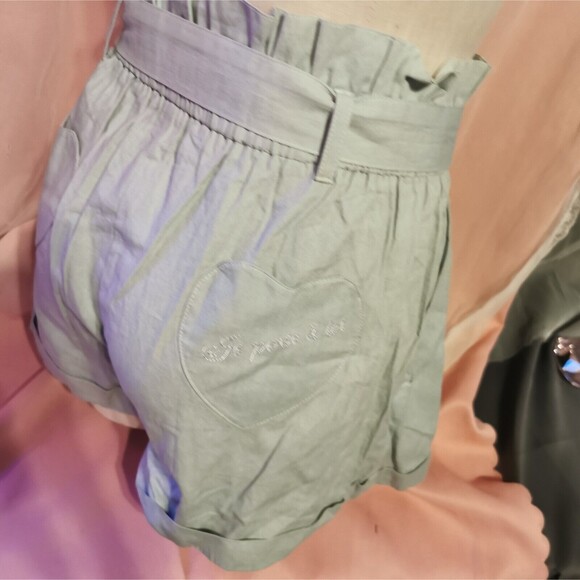 Ank Rouge Blue Shorts Women's Small Boho Party Casual Summer Japan Import Kawaii - Picture 13 of 13